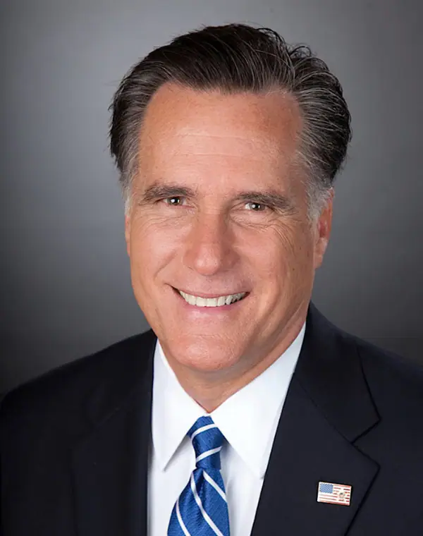 Picture of the American senator Mitt Romney. 